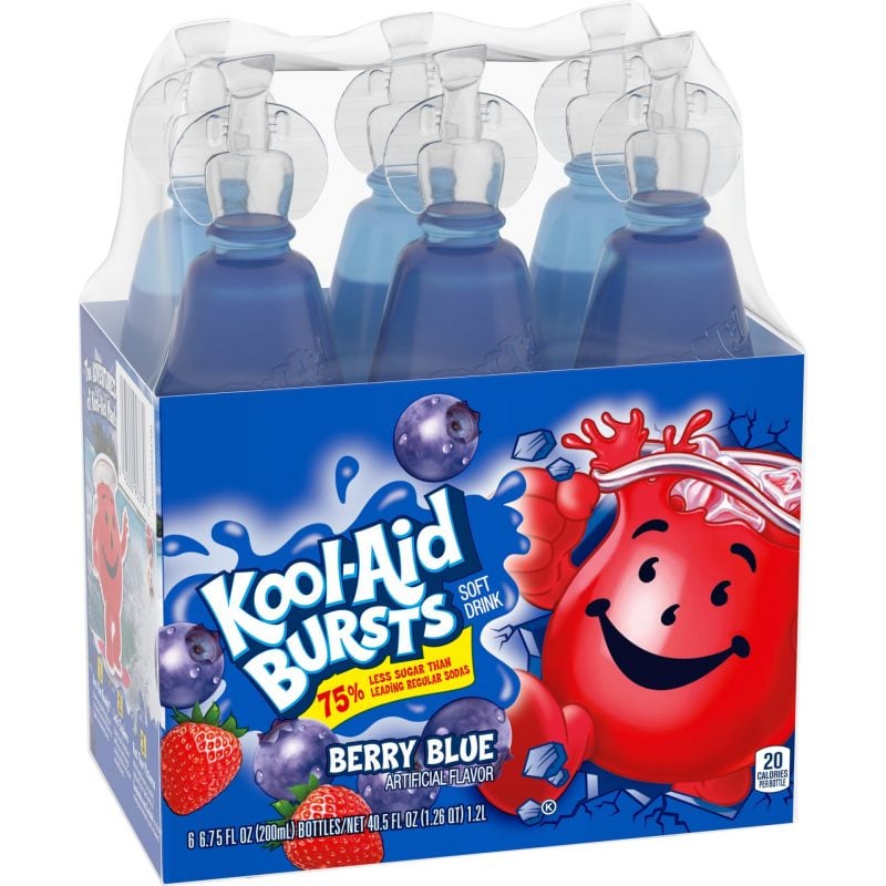 Wholesale Kool Aid Burst Berry Blue Zero Sugar (200ml Case)