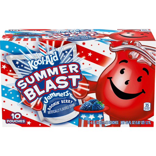 Wholesale Kool Aid Jammers Summer Blast Boomin' Berry (177ml Case)