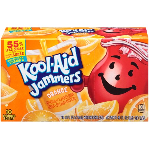 Wholesale Kool Aid Jammers Orange (177ml Case)