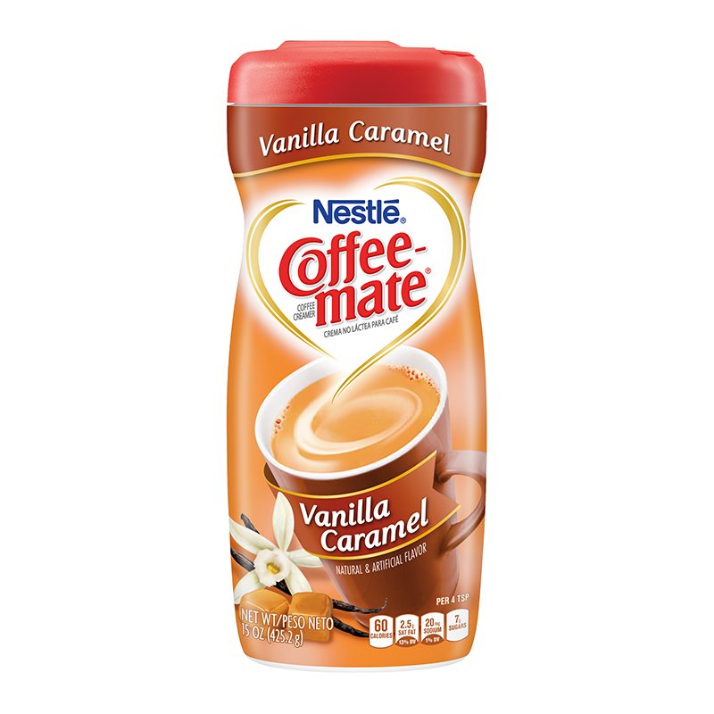 Wholesale Coffee Mate Powder Vanilla Caramel (425g x 6)