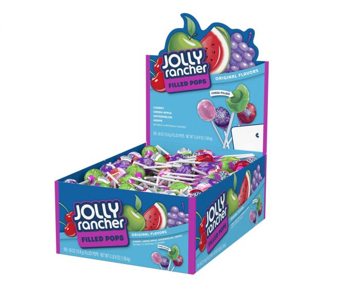 Wholesale Jolly Rancher Filled Pops 15g - box