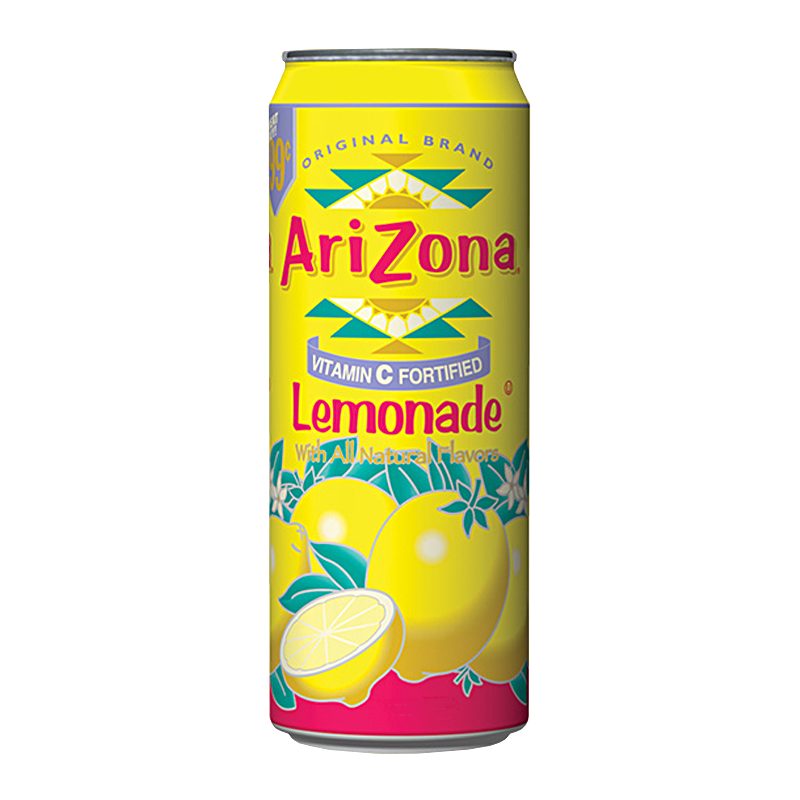 Wholesale AriZona Lemonade 695ml Cans - 24 Pack