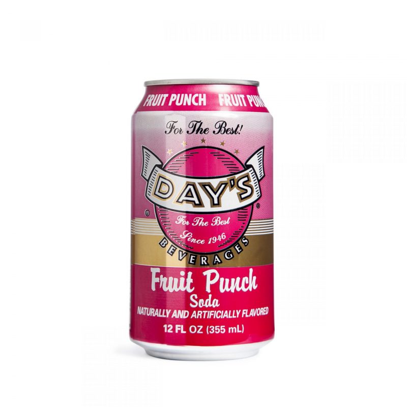 Wholesale Day's Soda Fruit Punch Cans 355ml - 12 Pack