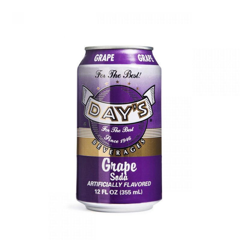 Wholesale Day's Soda Grape Cans 355ml - 12 Pack