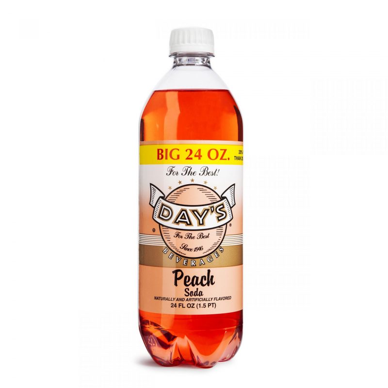 Wholesale Day's Soda Peach 24oz Bottle