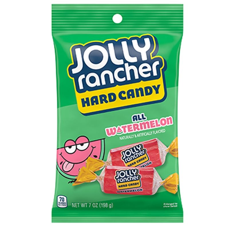 Wholesale Jolly Rancher Hard Candy Watermelon Peg Bag - 198g