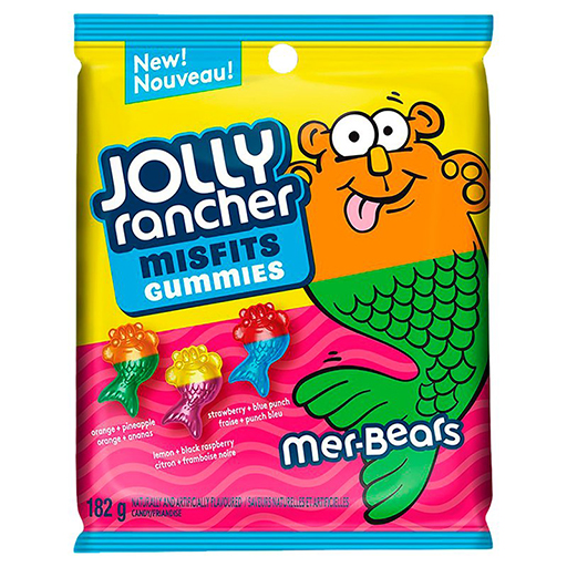 Wholesale Jolly Rancher Misfits Gummies Mer-Bears