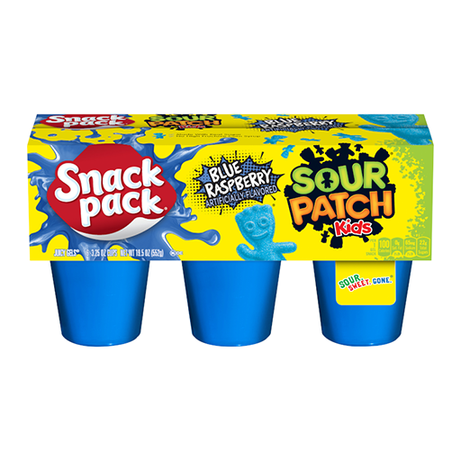 Sour Patch Kids Snack Pack Blue Raspberry Juicy Gels