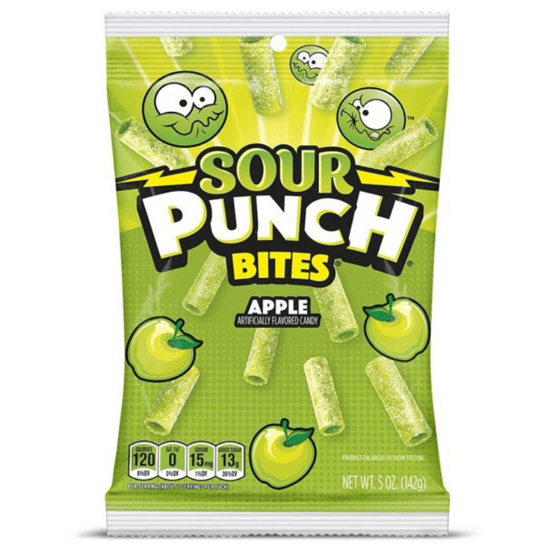 Wholesale Sour Punch Apple Bites Peg 142g