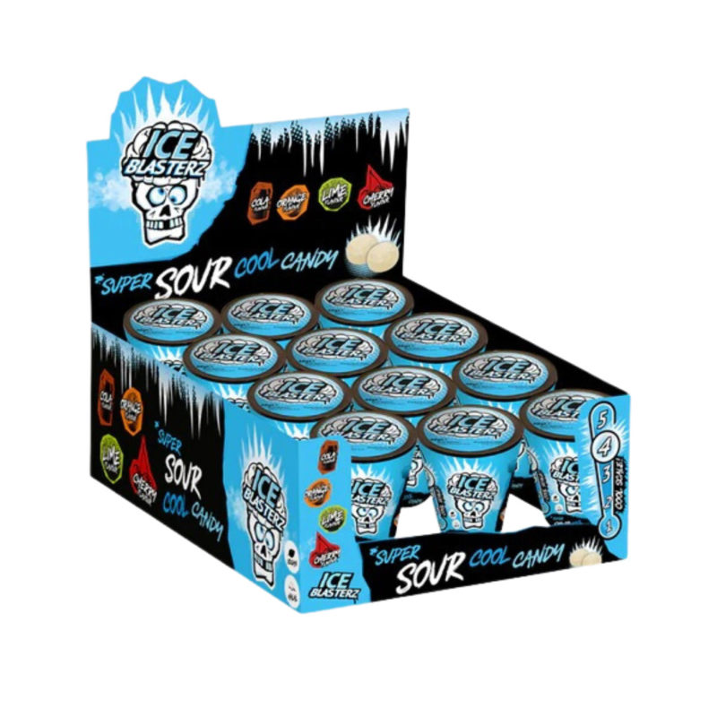 Wholesale Brain Blasterz Super Sour Ice Candy (12x48g)