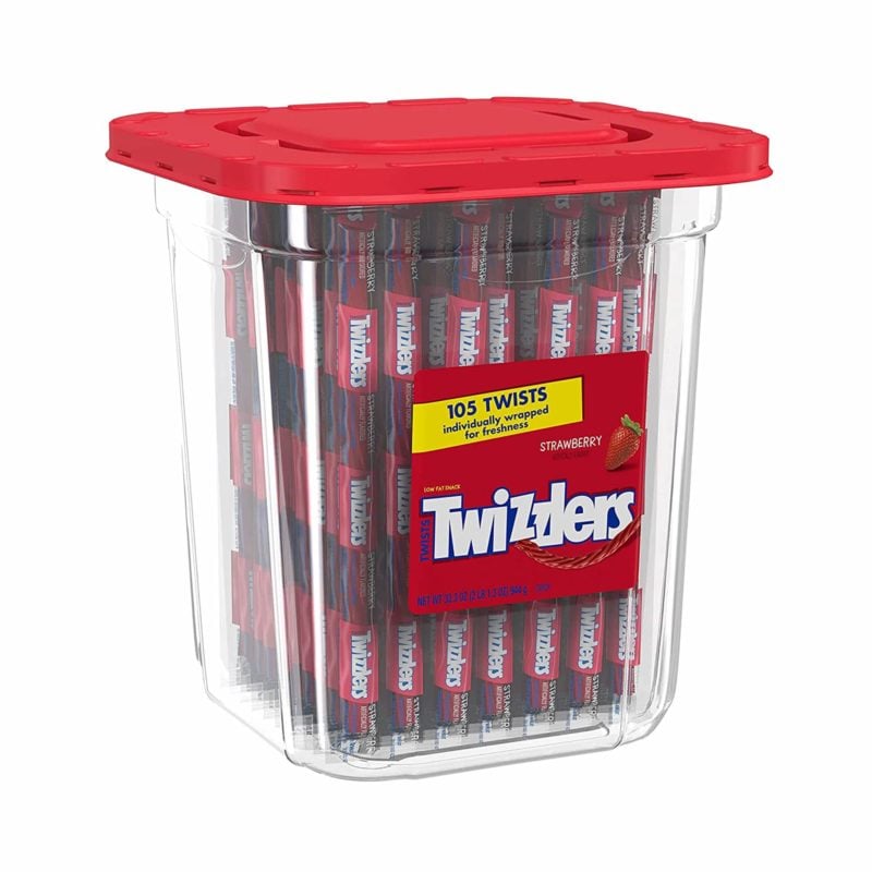 Wholesale Twizzler Canister Strawberry (105pc) Twist 944g