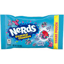 Wholesale Nerds Gummy Cluster Very Berry Pouch 85g