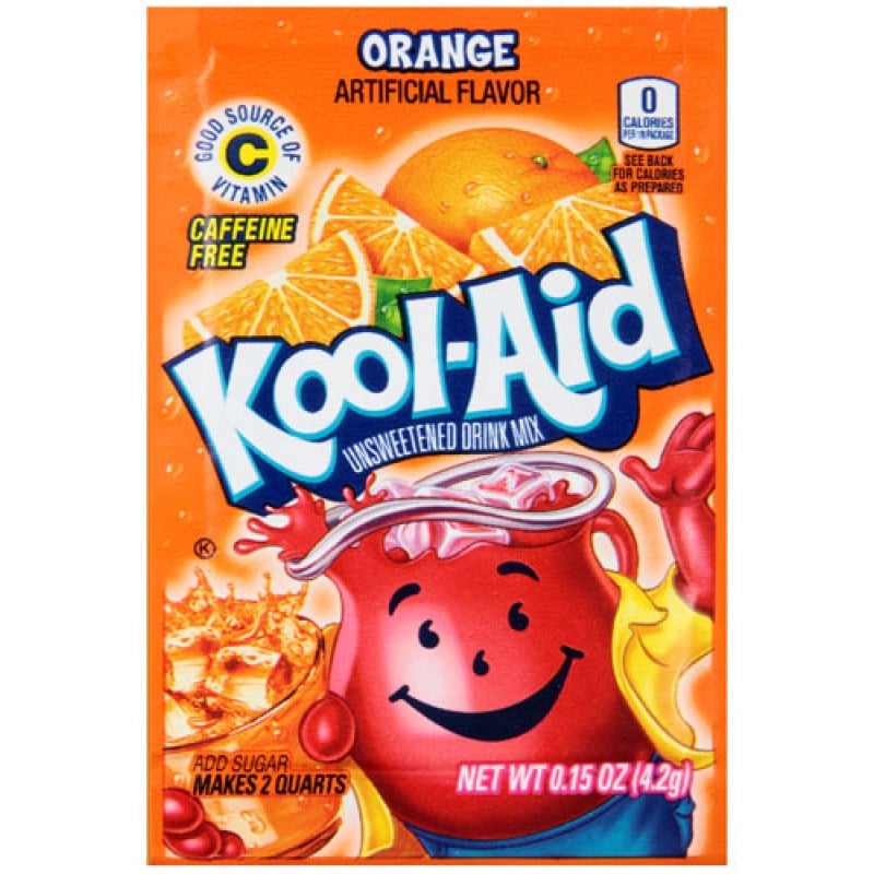 Wholesale Kool-Aid Unsweetened Orange 6g