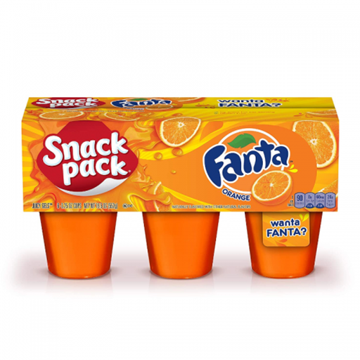 Wholesale Snack Pack Fanta Orange Juicy Gels