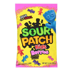 Wholesale sour patch kids berries candy peg bag
