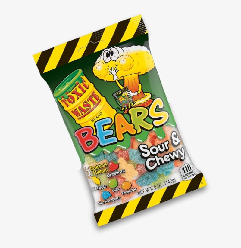 Wholesale Toxic Waste Sour Gummy Bears (143g)
