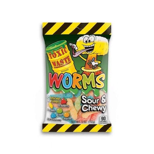 Wholesale Toxic Waste Sour Gummy Worms (143g)