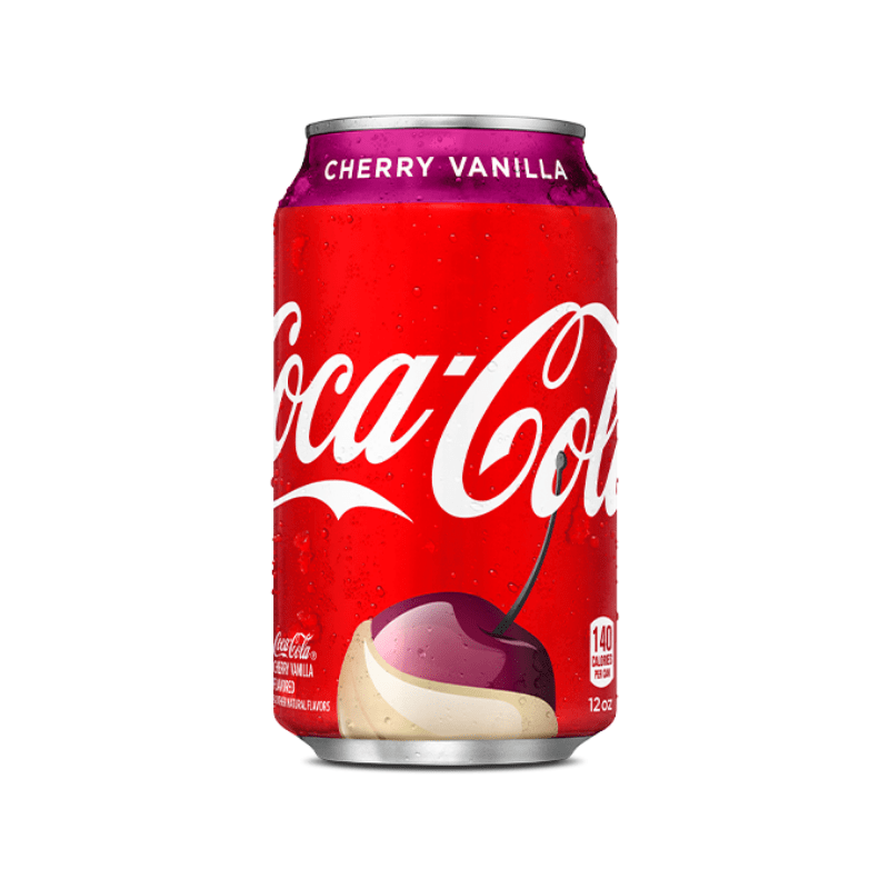 Wholesale Coca Cola Cherry Vanilla Soda Cans 12oz (355ml) 12 Pack