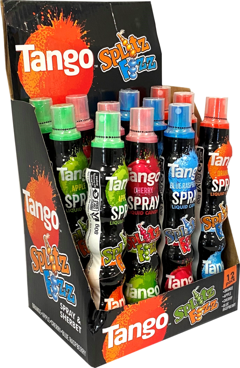 Wholesale Tango Splits Fizz Spray 12 Pack 80g