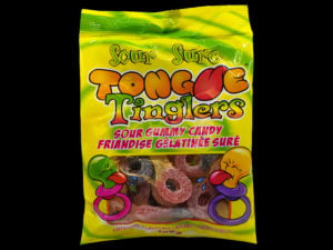 Gummy Zone Sour Tongue Tingler Peg Bag - 120g