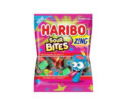 Wholesale Haribo Zing Sour Bites Peg bag