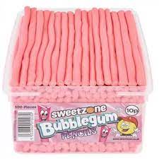 Wholesale Sweetzone Bubblegum Pencils (100x10p)