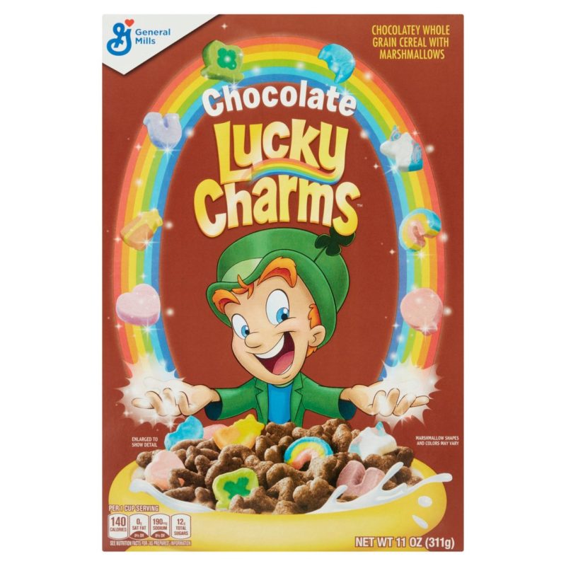 Wholesale General Mills Chocolate Lucky Charms Cereal 311G x 10 