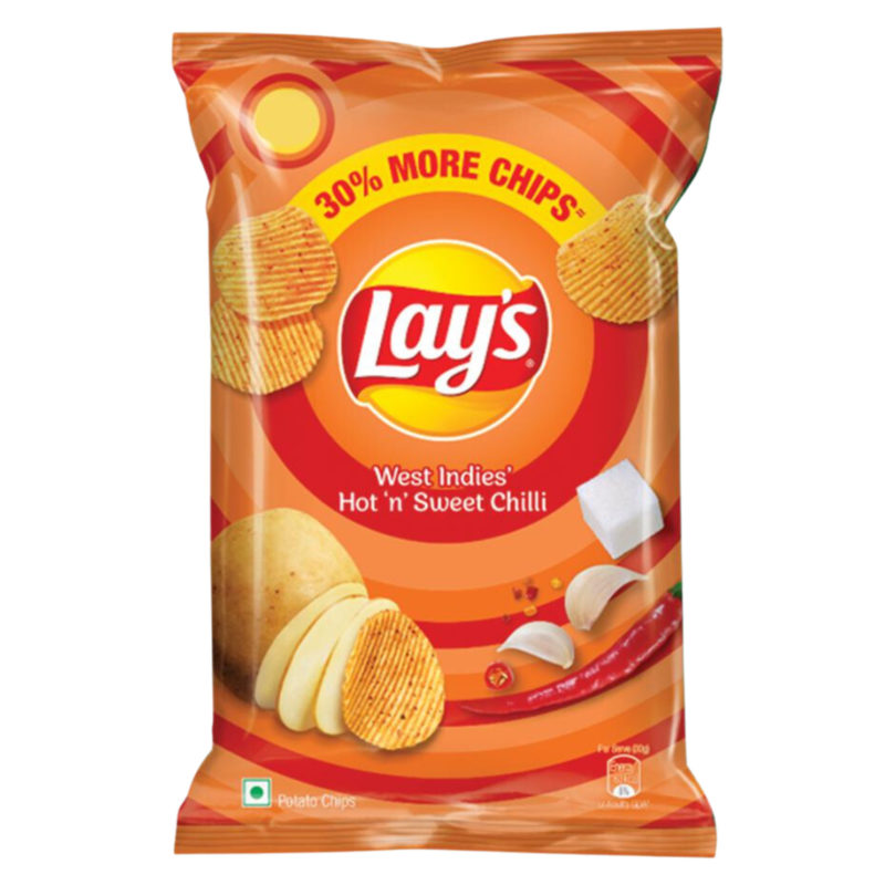 Wholesale Lays West Indies Hot 'n' Sweet Chilli - 50g