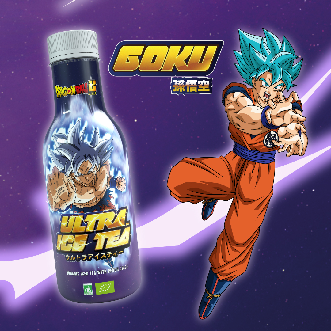 Buy Ultra Ice Tea Dragon Ball Z - Super Goku 500ml x 12 | The Kandy King