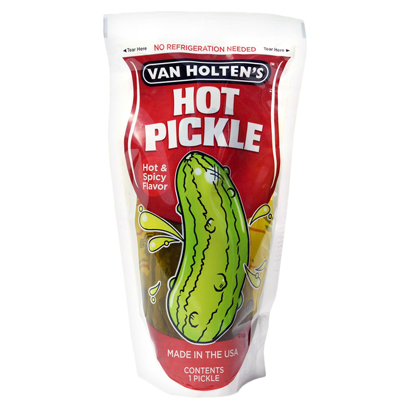 Buy Van Holten's Jumbo Hot Pickle (12x140g Individually wrapped) The