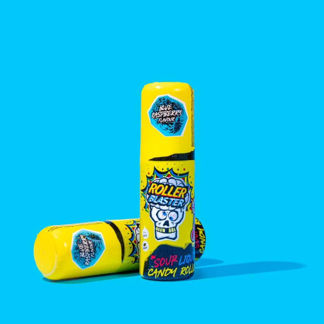 Buy Brain Blasterz Sour Liquid Candy Roller 10 x 60ml The Kandy King