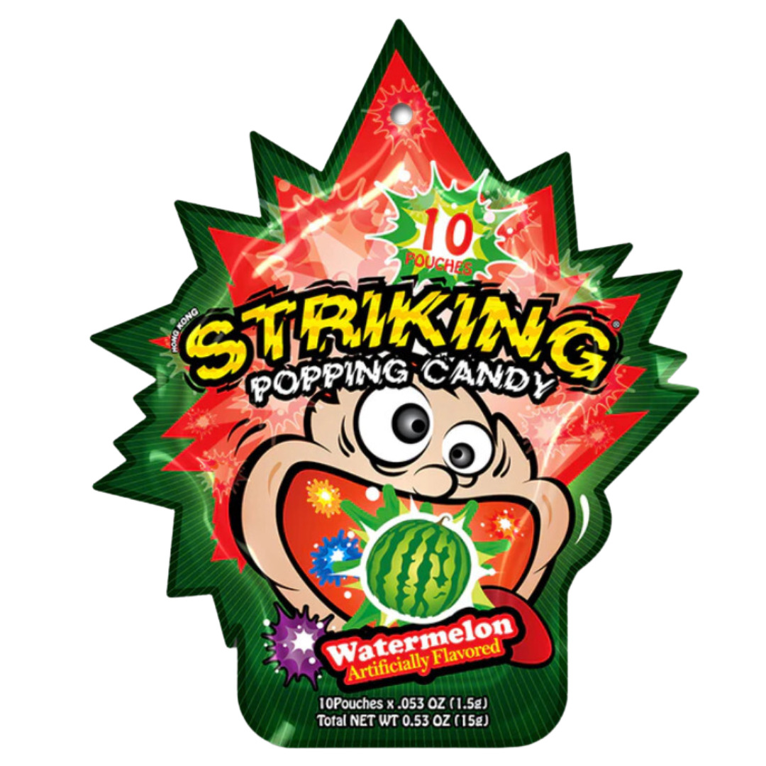 Buy Striking Popping Candy Watermelon (12 x 15g) The Kandy King
