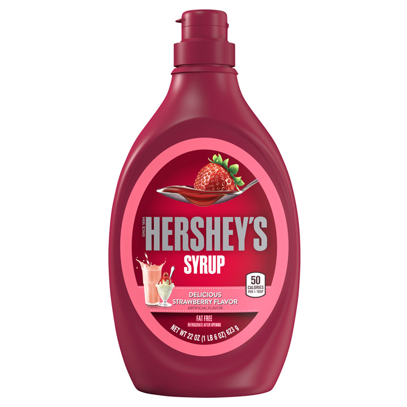 Wholesale Hersheys Strawberry syrup (1x623g)