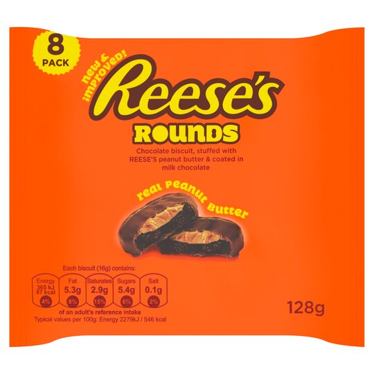 Wholesale Reeses Biscuits Round (7x128g pack)