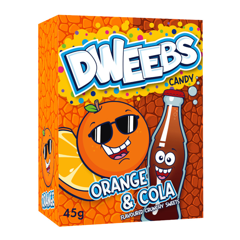 Wholesale Dweebs Orange & Cola (24 x 45g )