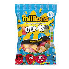 Wholesale Millions Gems PM £1 (12x120grams)