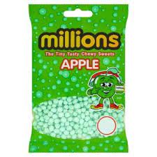 Wholesale Millions Apple Peg bag PM £1 (12Bags)