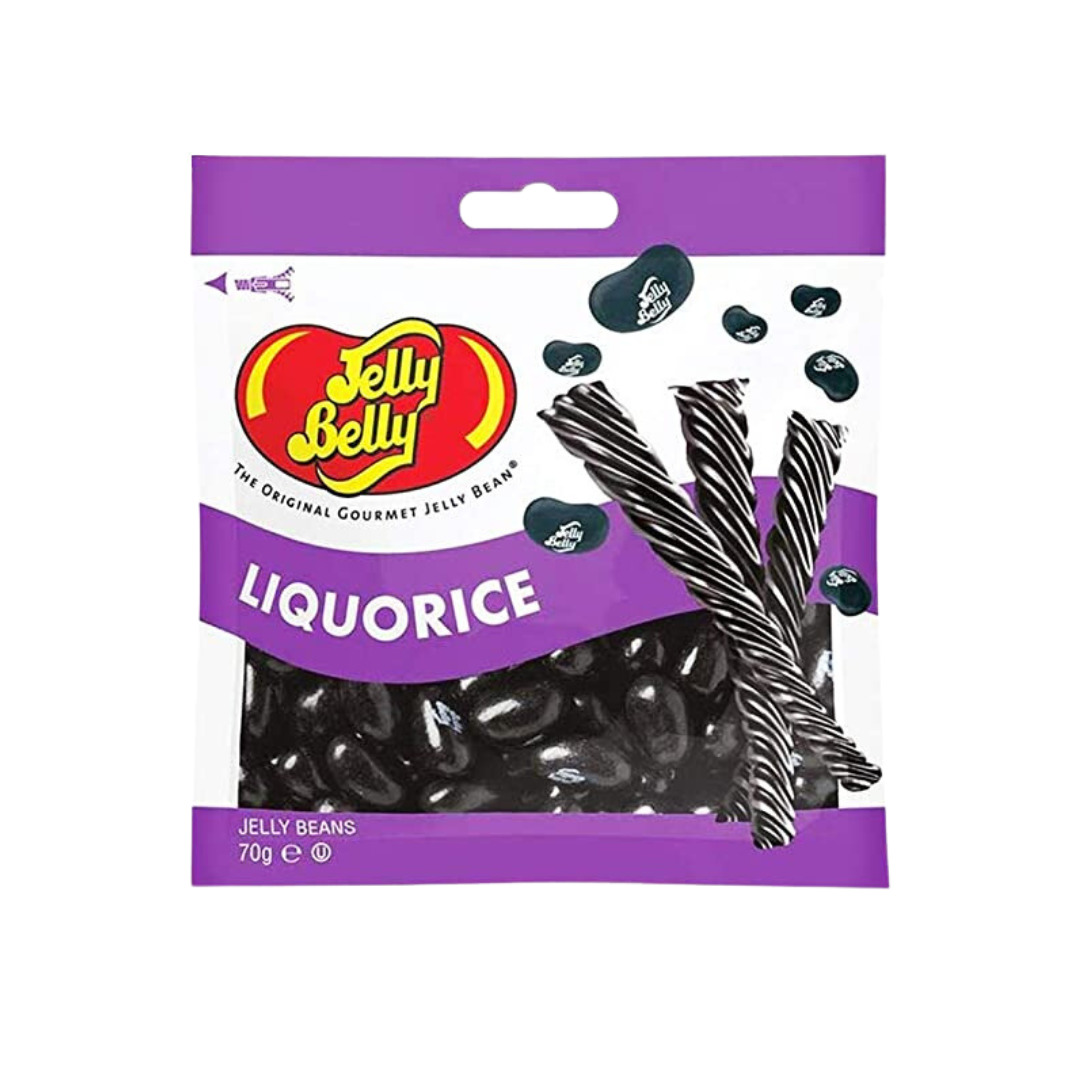 Buy Jelly Belly Liquorice Jelly Beans USA Peg Bags(12x70g) The Kandy King