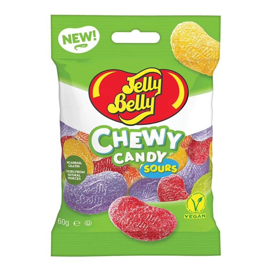 Buy Jelly Belly Chewy Candy Sours USA Peg Bags (12x60g) The Kandy King