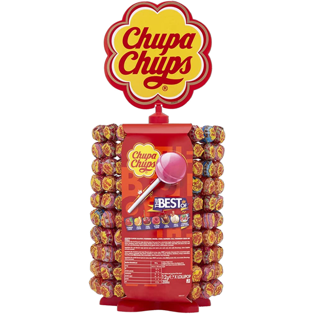 Wholesale Chupa Chups Assorted Lollipops (200x12g) 1 Chupa Chups Assorted Lollipops (200x12g)