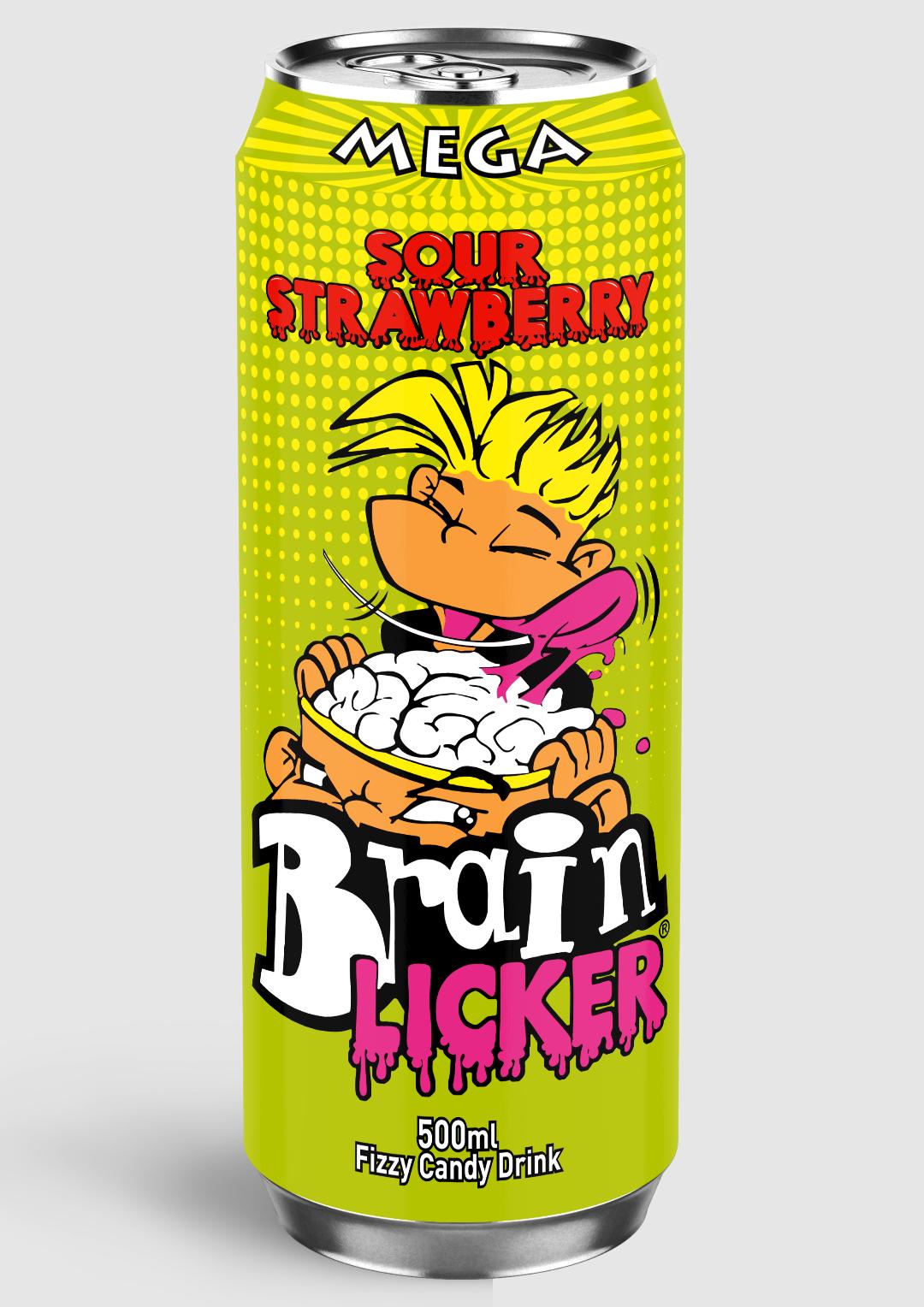 Buy Brain Licker Sour Strawberry Drink 12 X 500ml The Kandy King buy-brain-licker-sour-strawberry-drink-12-x-500ml-the-kandy-king
