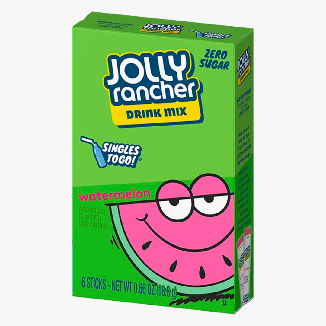 Buy Jolly Rancher Drink Mix Watermelon Flavour Zero Sugar Sachets (6