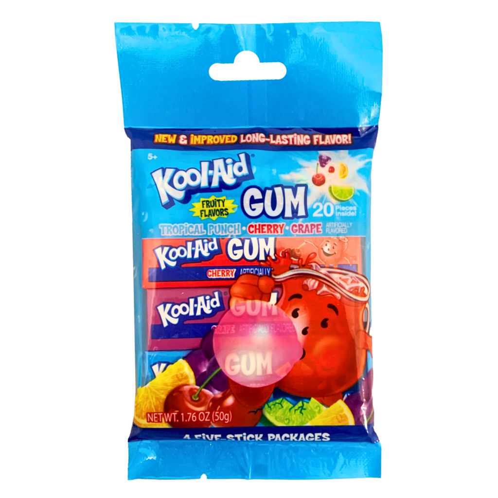 Buy Kool-Aid Gum Peg Bags (12x50g) | The Kandy King