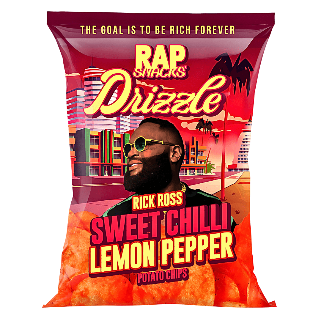 Wholesale Rap Snacks Rich Ross Sweet Chilli Lemon Flavour (12x71g) 1 Rap Snacks Rich Ross Sweet Chilli Lemon Flavour (12x71g)