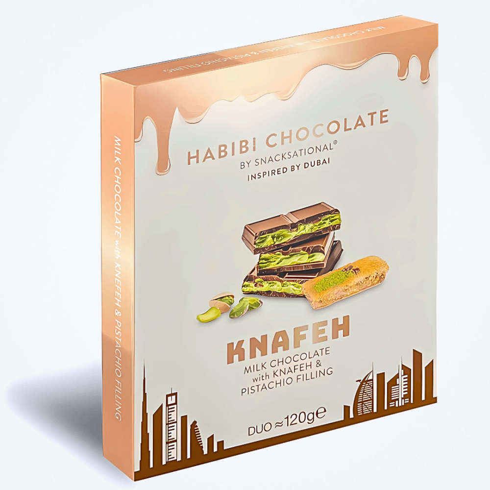 Habibi Dubai Chocolate Milk Chocolate Bar (6x120g)