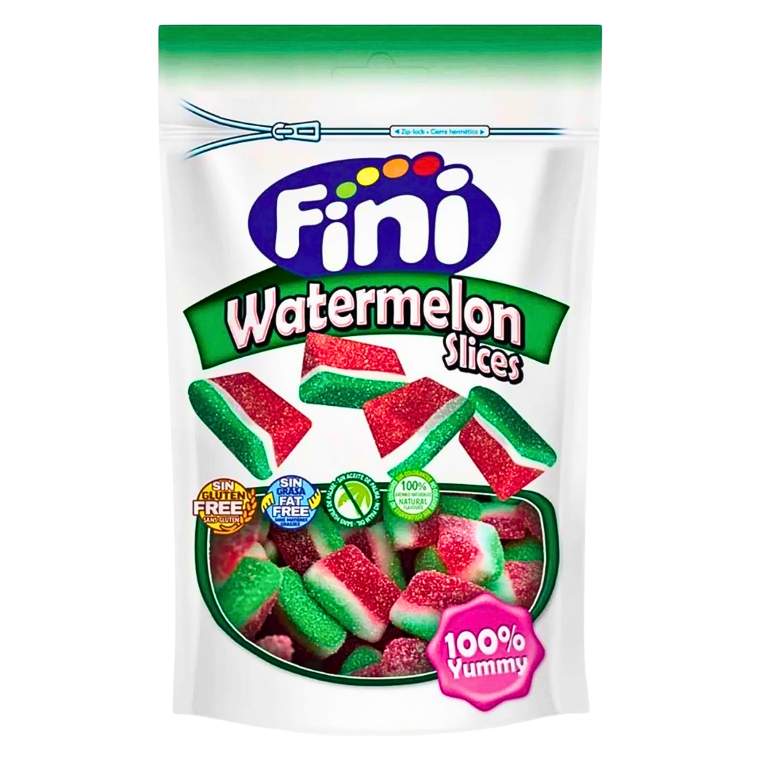 Wholesale Fini Watermelon Slices Peg Bags (16x150g) 1 Fini Watermelon Slices Peg Bags (16x150g)