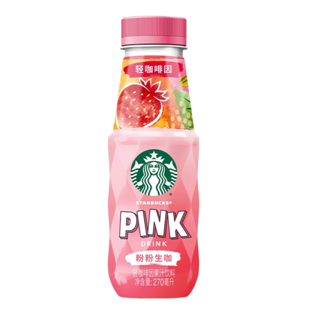 Starbucks Pink Drink Strawberry Flavour Chinese (15 x 270ml)