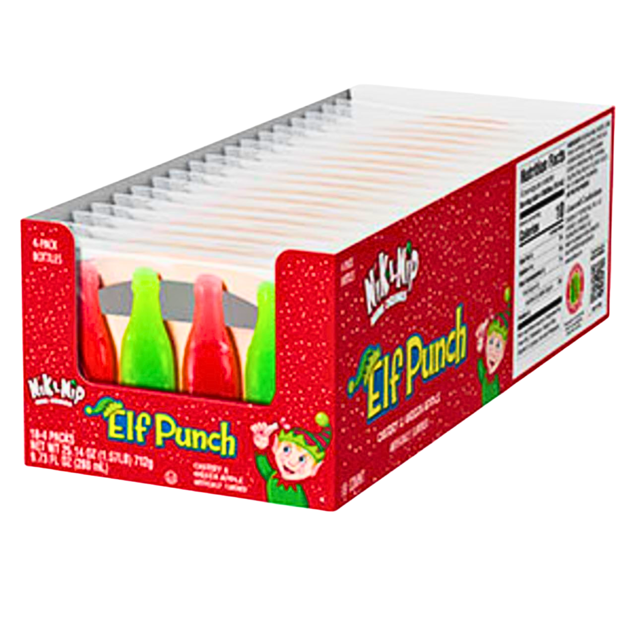Wholesale Nik-L-Nip Mini Drinks Fruit Flavoured Elf Punch USA (18 x 39g) 1 Nik-L-Nip Mini Drinks Fruit Flavoured Elf Punch USA (18 x 39g)