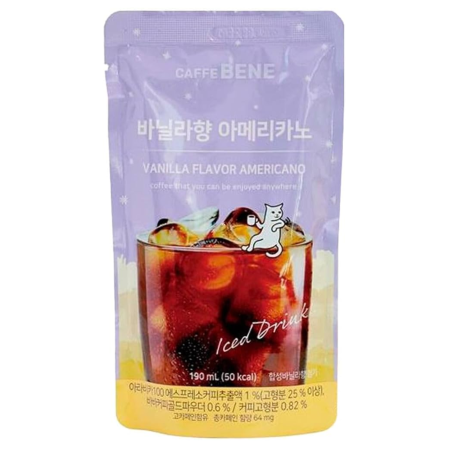 Caffe Bene Vanilla Flavour Americano (10x190ml)