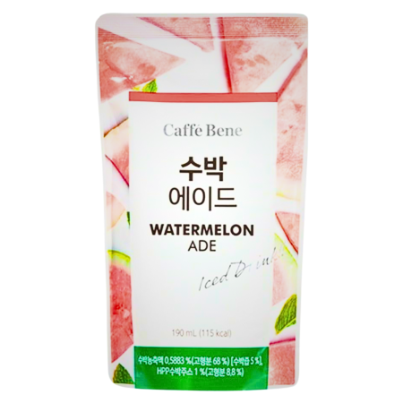 Caffe Bene Watermelon Flavour (10x190ml)
